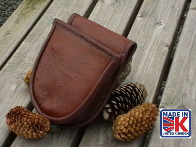 leather shooters cartridge bag pouch